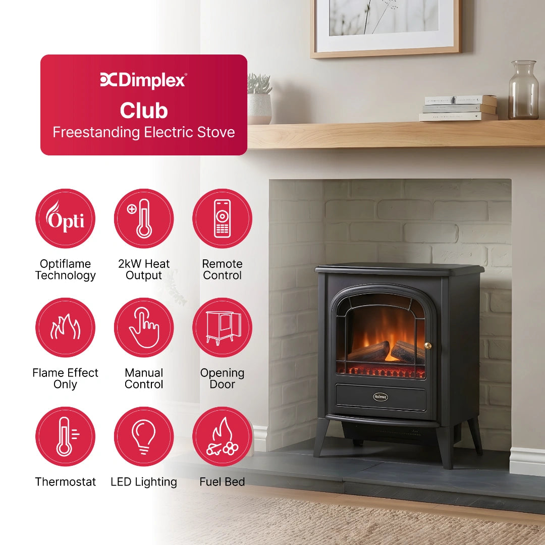 Club Optiflame Electric Stove