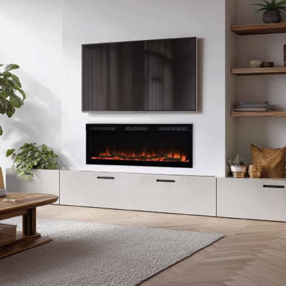 Sense 60 Optiflame Media Wall Fire