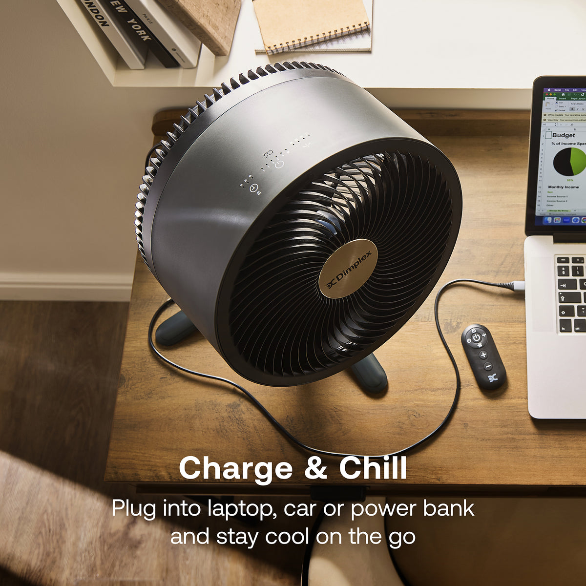 DUOCOOL Smart Cordless 2-In-1 Fan