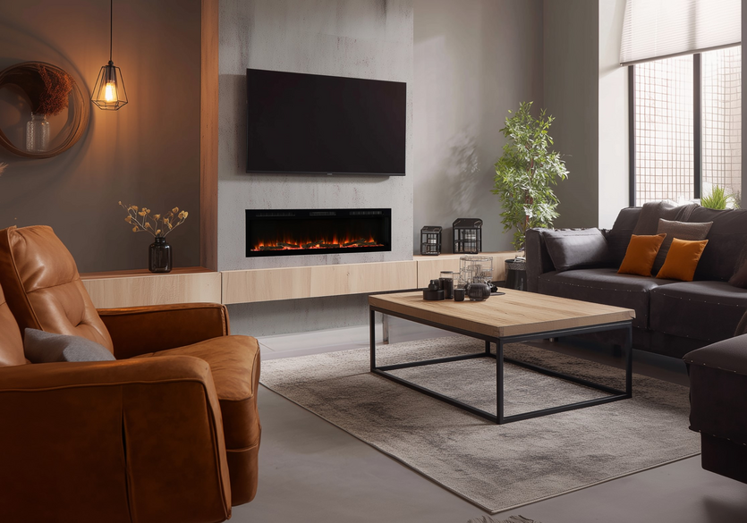 Sense 60 Optiflame Media Wall Fire