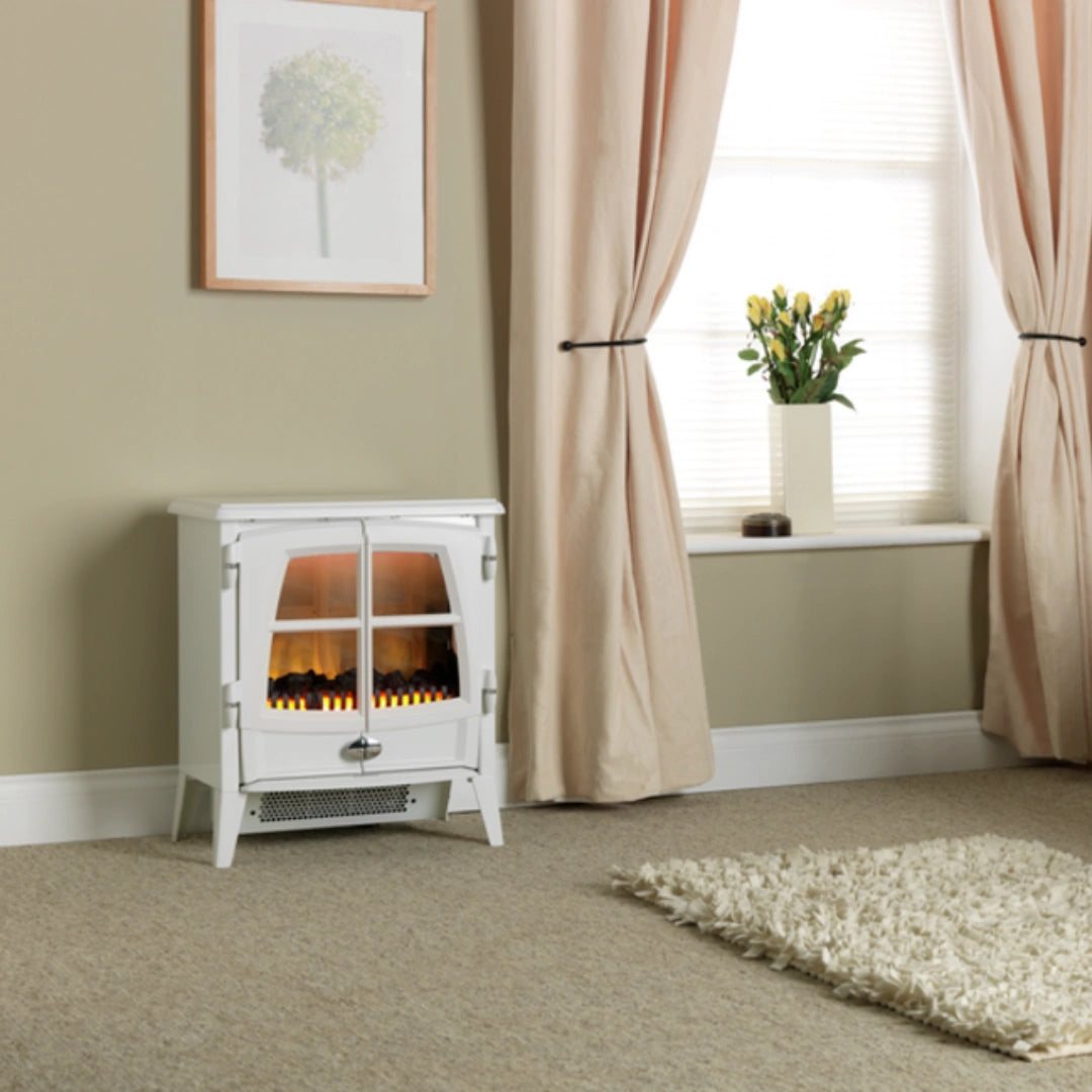 Jazz Blanc Optiflame Electric Stove