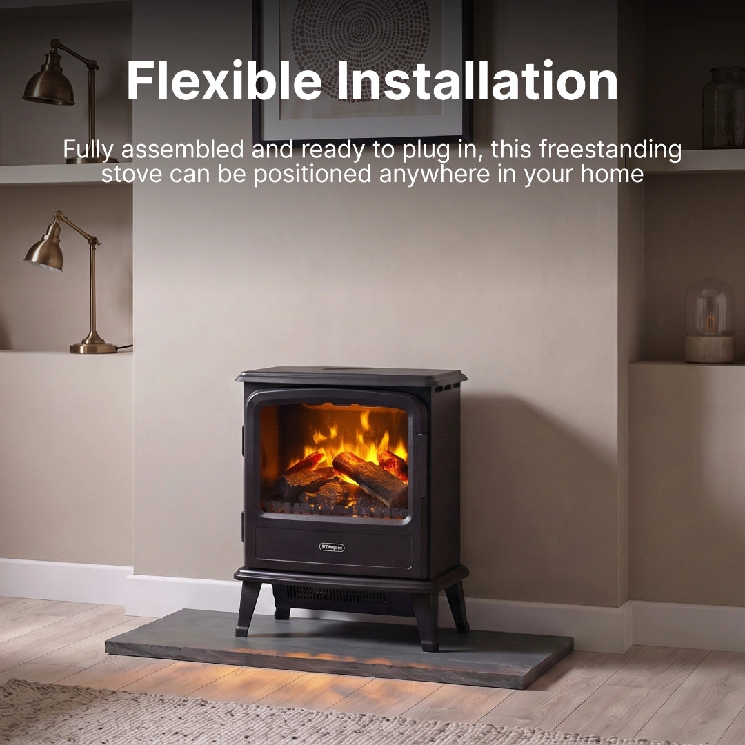 Dimplex Evandale Black Optimyst Electric Stove