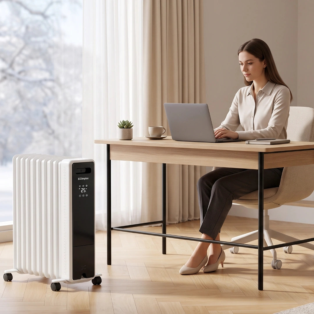 Eco Edge 2kW Oil Free Radiator White