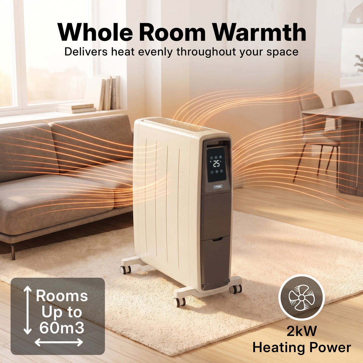 FutuRad Portable Electric Radiator - 2kW
