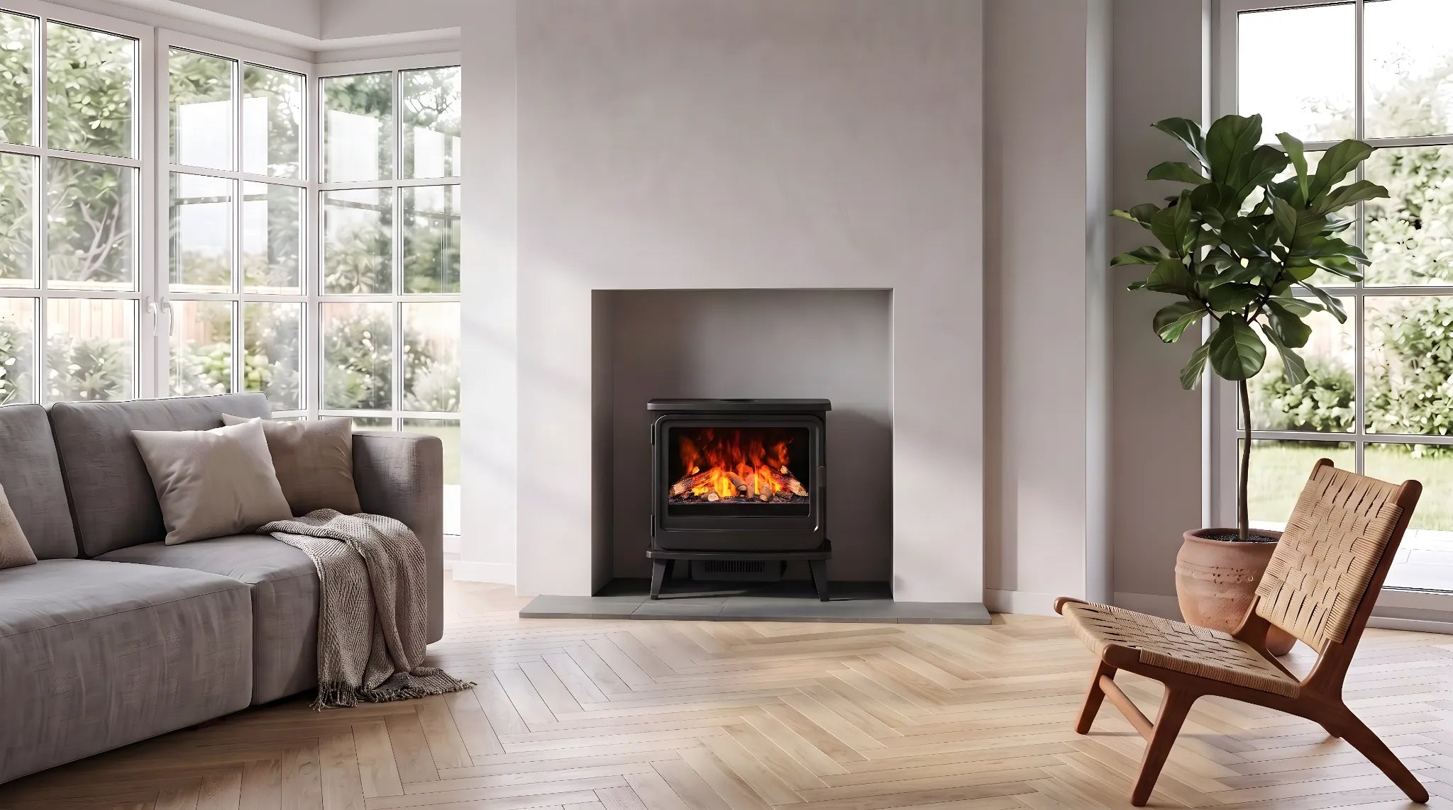 Freestanding Electric Fire