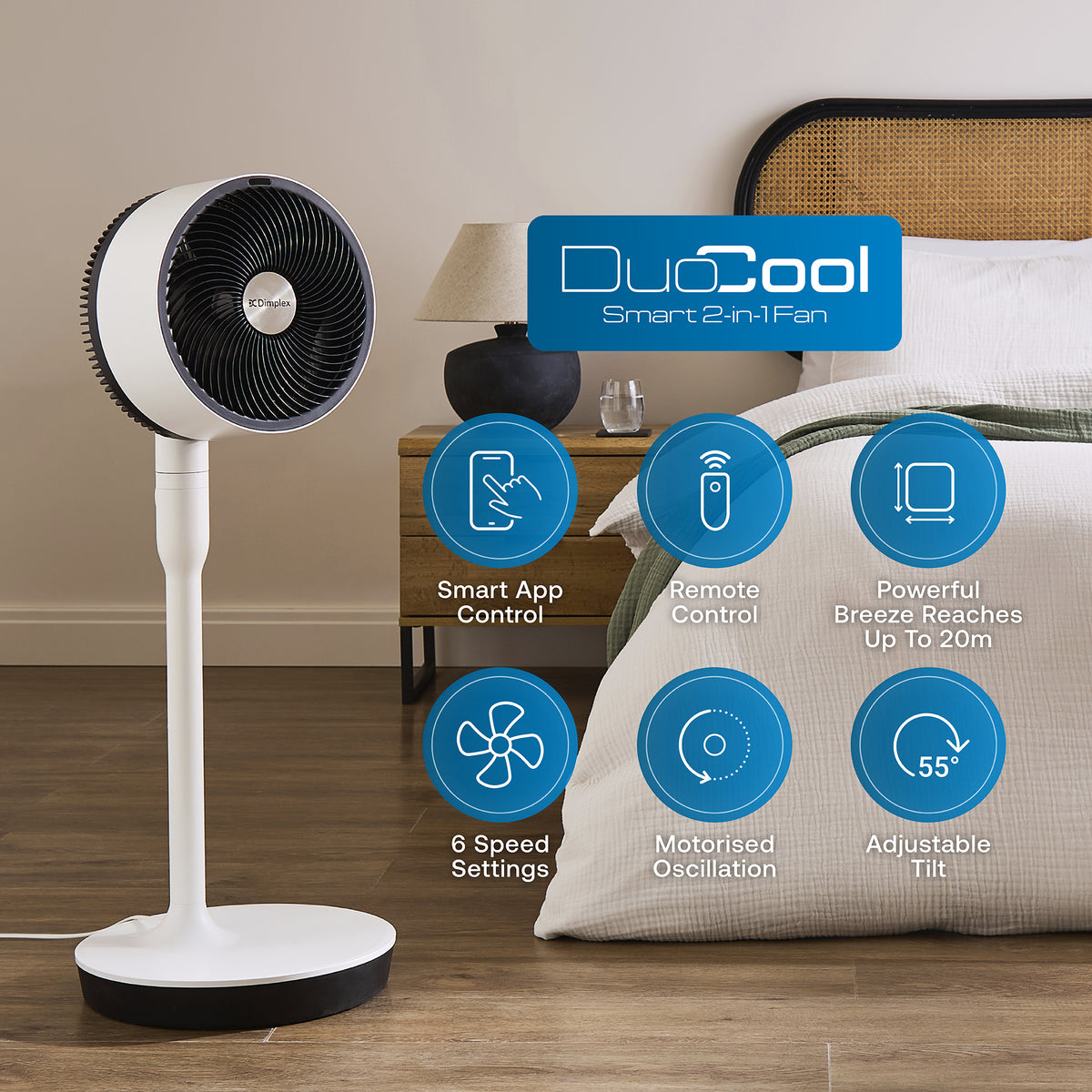 DUOCOOL Smart 2-In-1 Fan