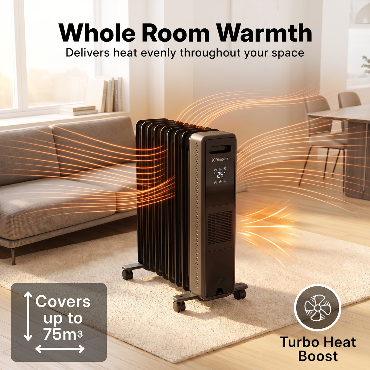 Eco Edge Portable Electric Radiator - 2.4Kw
