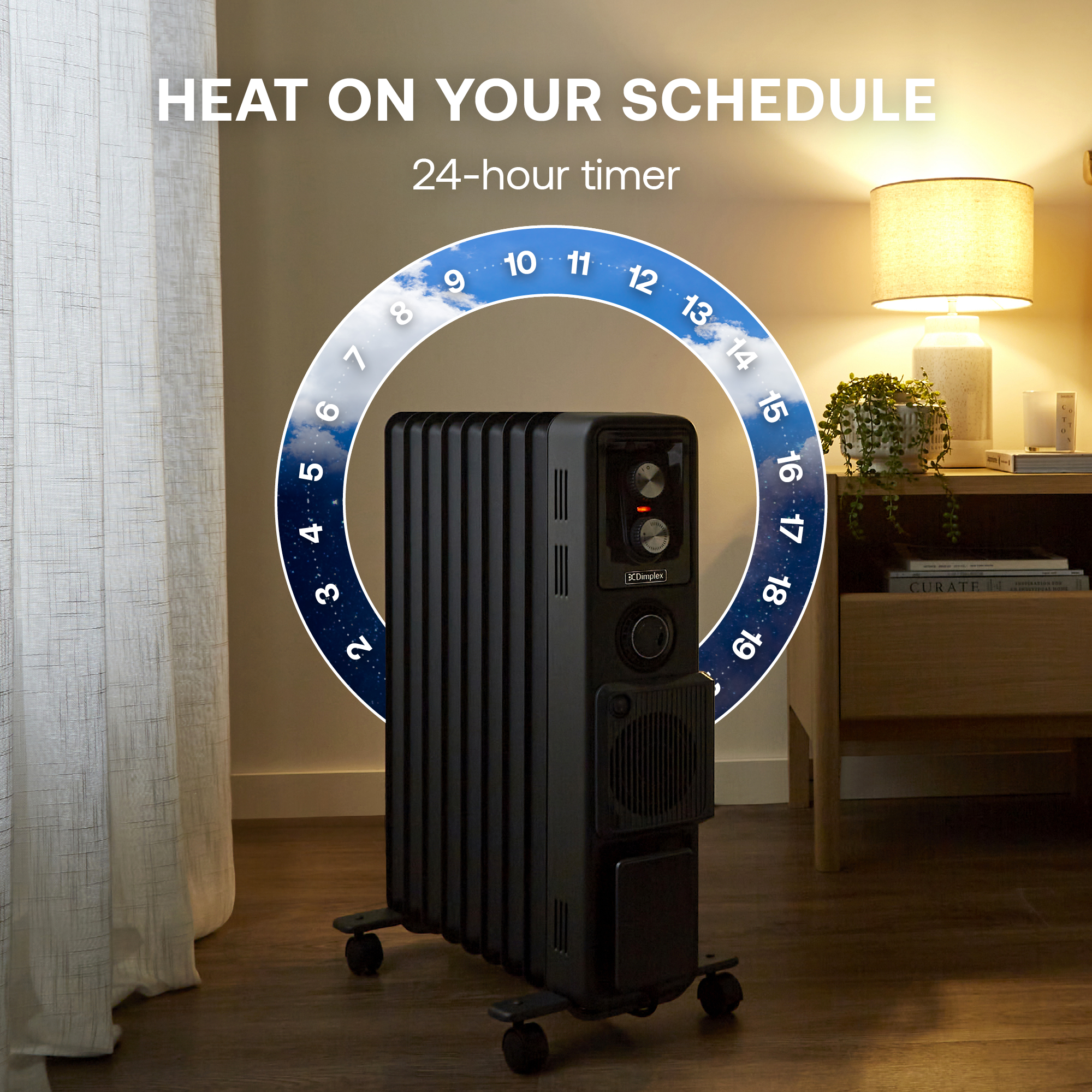 ECR 2.4kW Oil Free Radiator