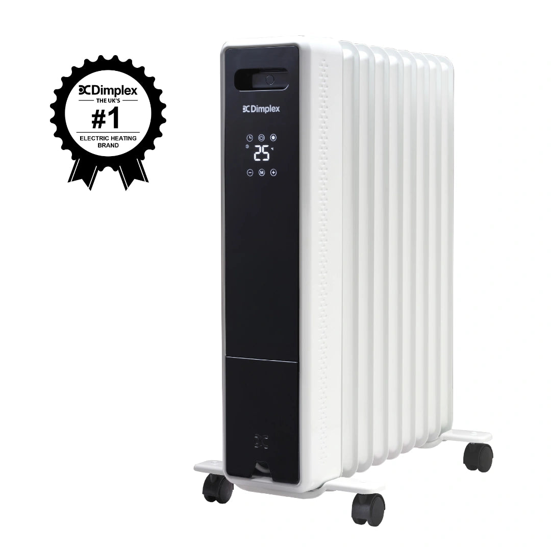 Dimplex Eco Edge 2kW Oil Free Radiator With Digital Timer - White