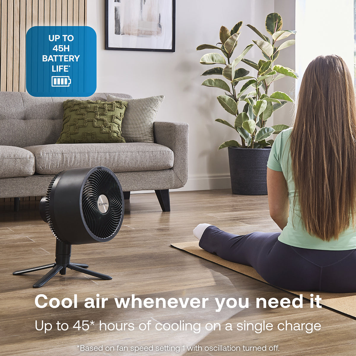 DUOCOOL Smart Cordless 2-In-1 Fan