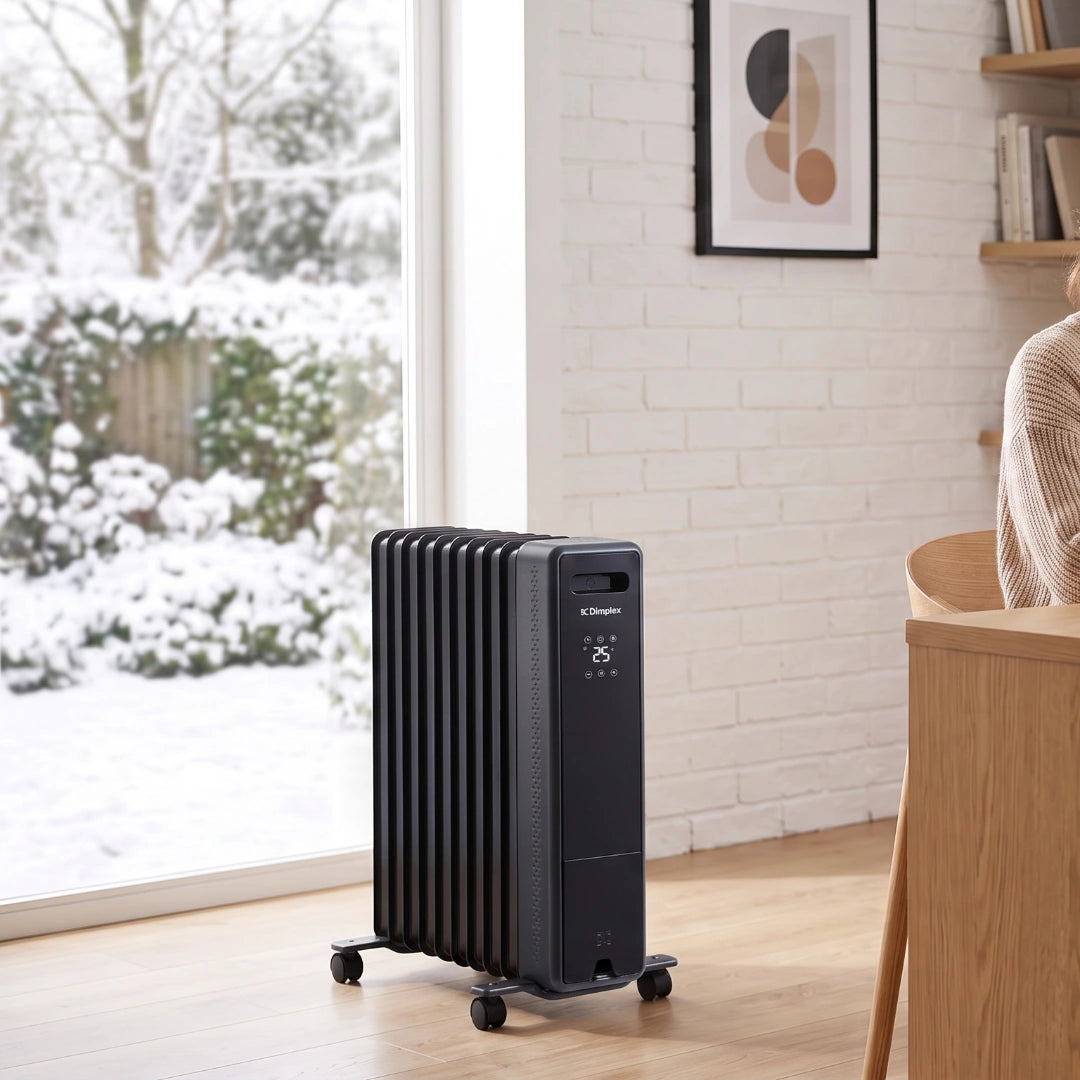 Eco Edge 2kW Oil Free Radiator Black