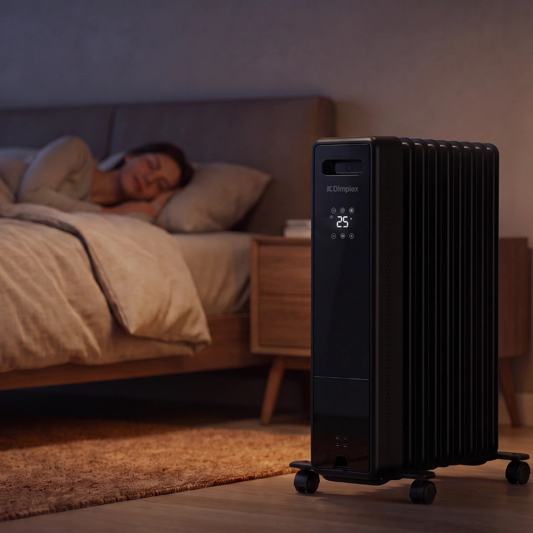 Eco Edge 2kW Oil Free Radiator Black