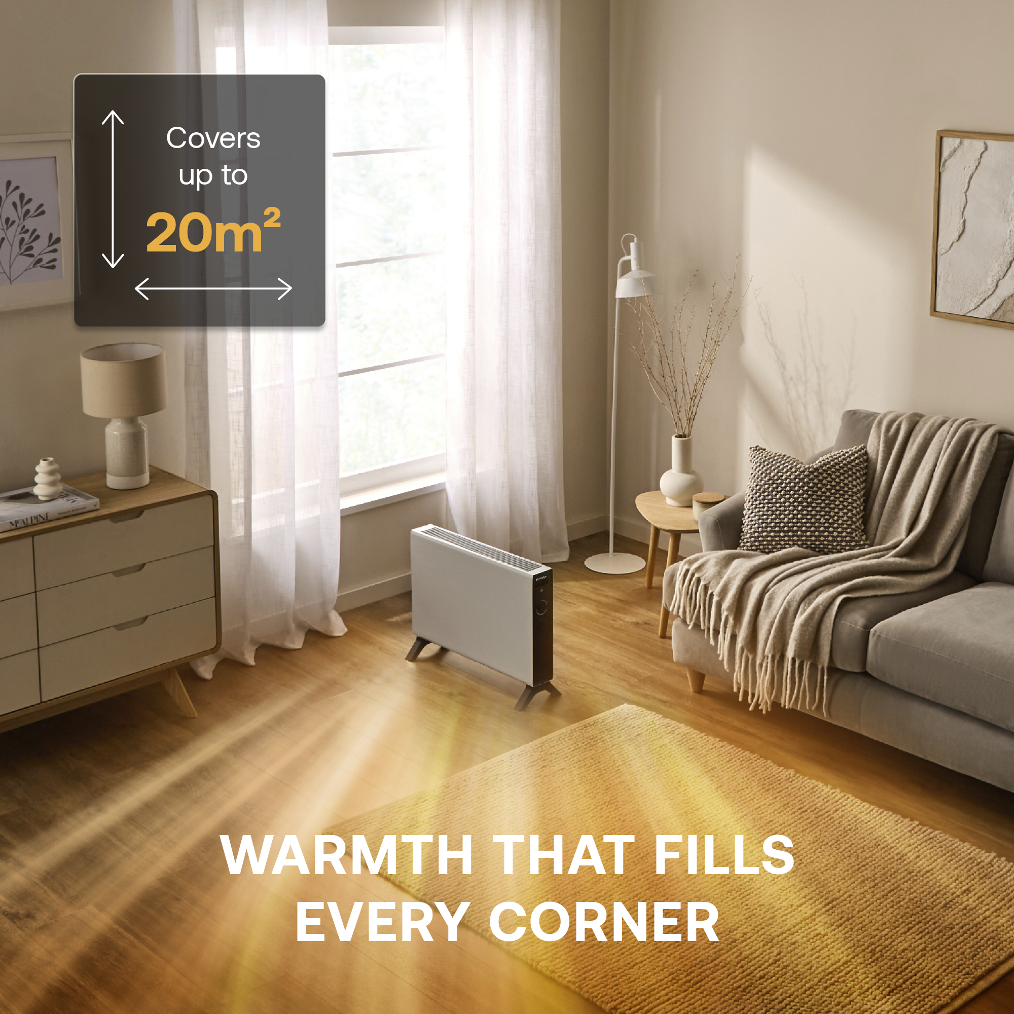HeatLite 2kW Convector Heater