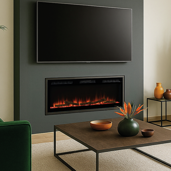 Sense 50 Optiflame Media Wall Fire