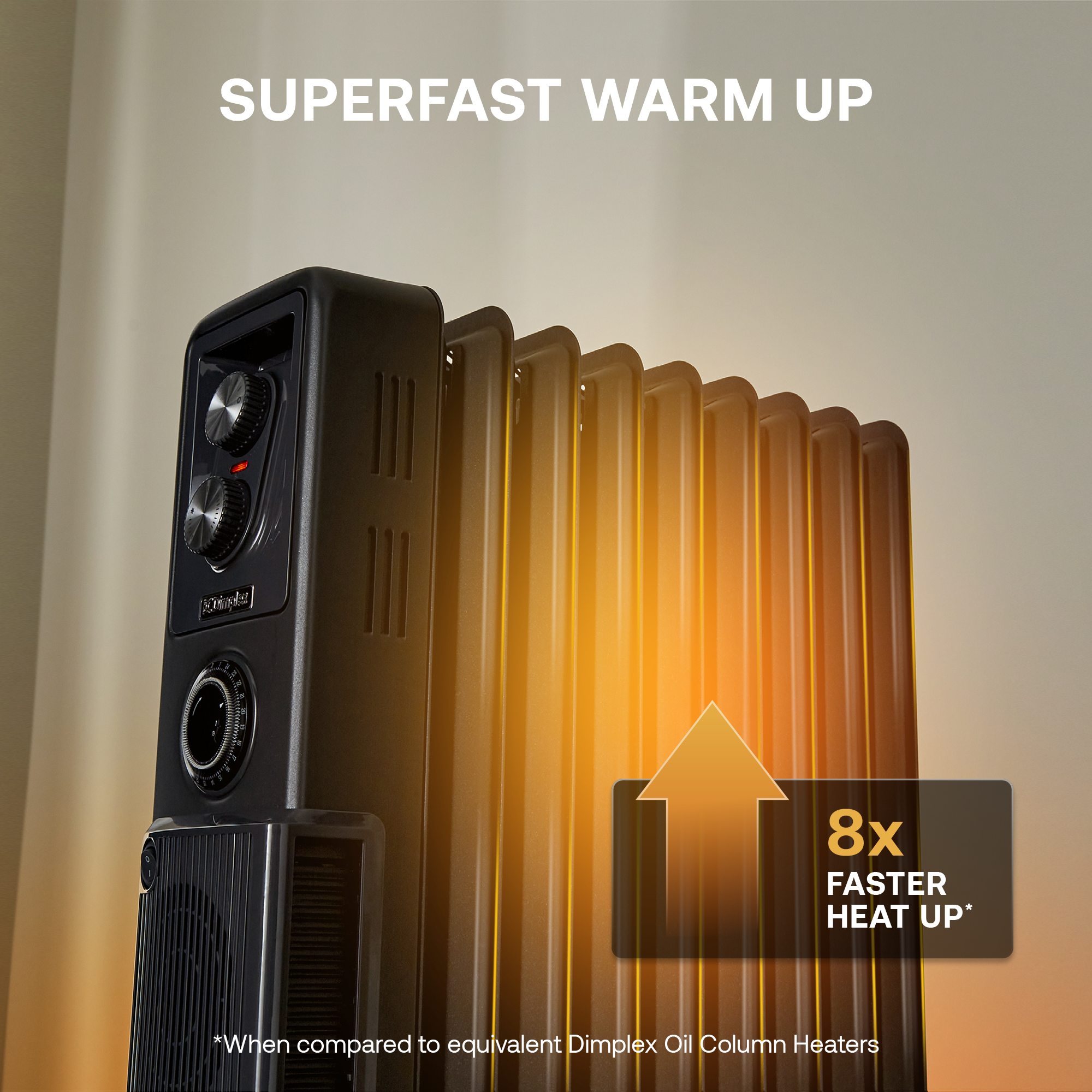 ECR 2.4kW Oil Free Radiator