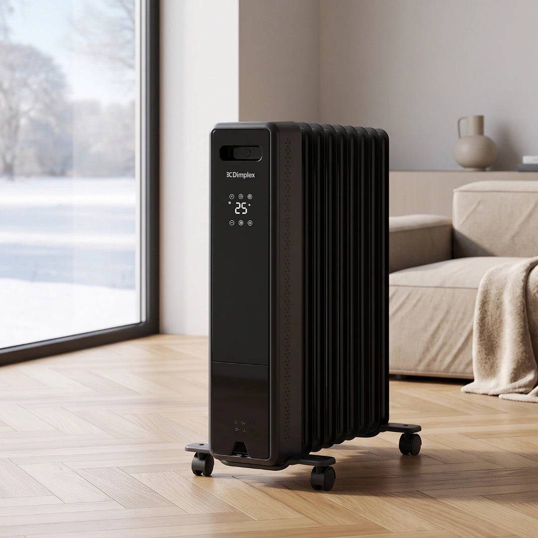 Eco Edge 2kW Oil Free Radiator Black