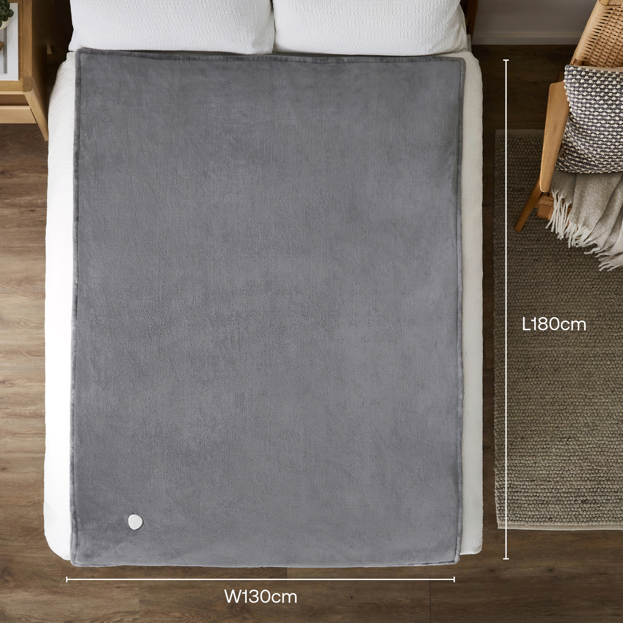 DXHTG Super Cosy  Throw - Grey