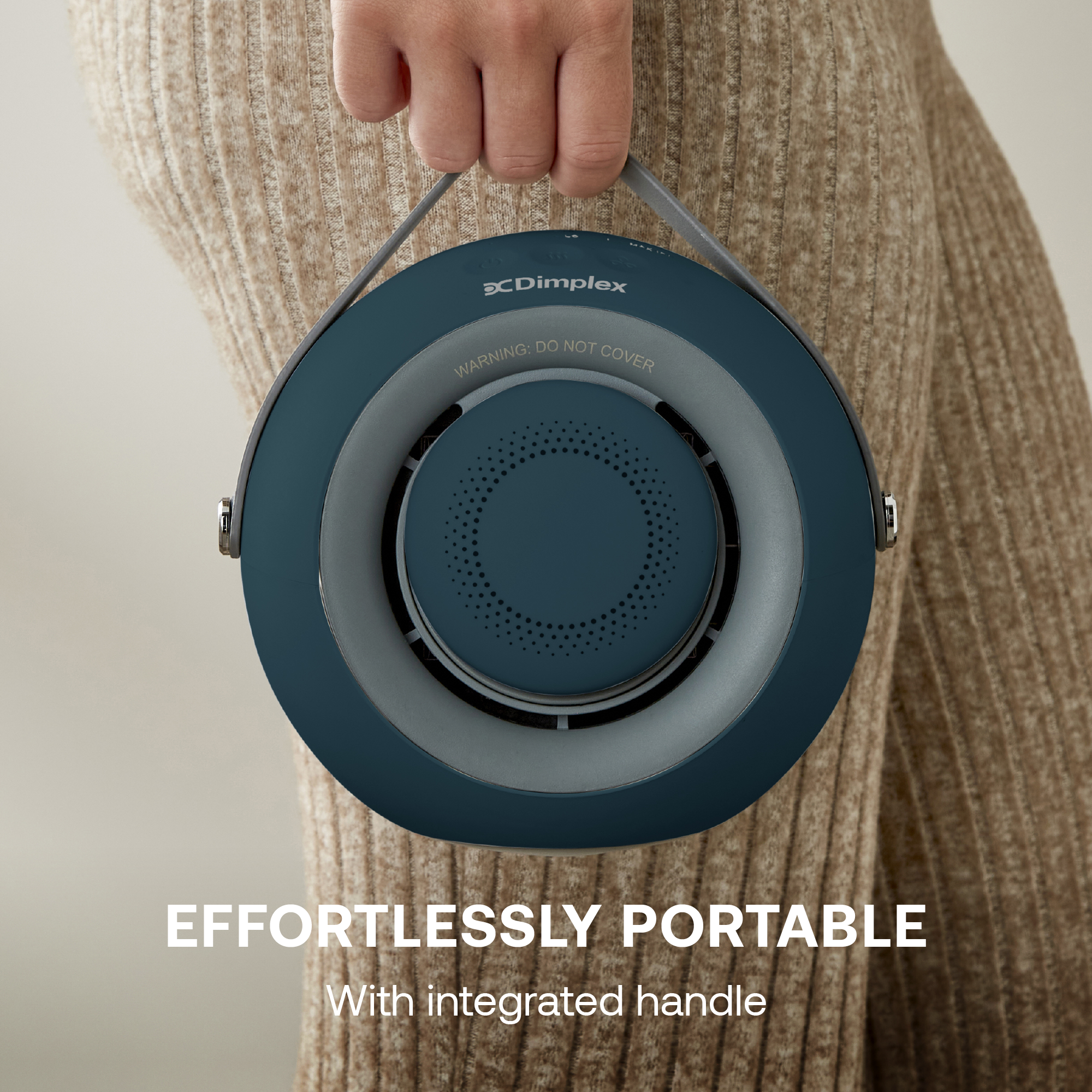 Desk Friend Fan Heater Navy