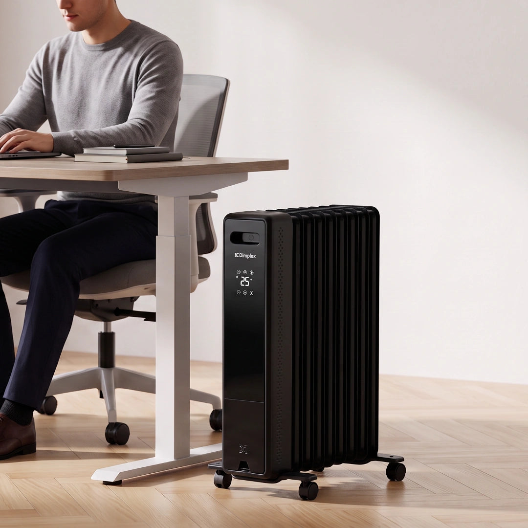 Eco Edge 2kW Oil Free Radiator Black