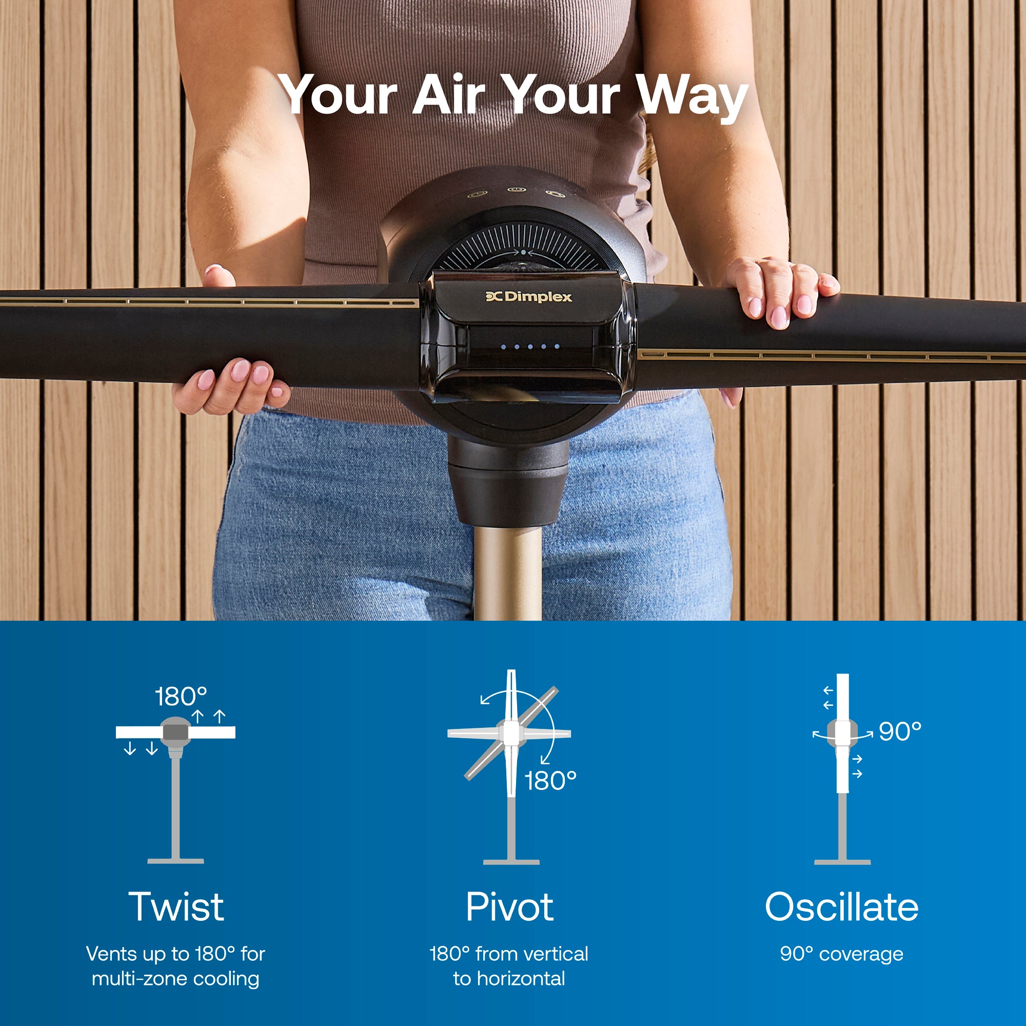 FLEXBLADE Multi-directional Bladeless Fan