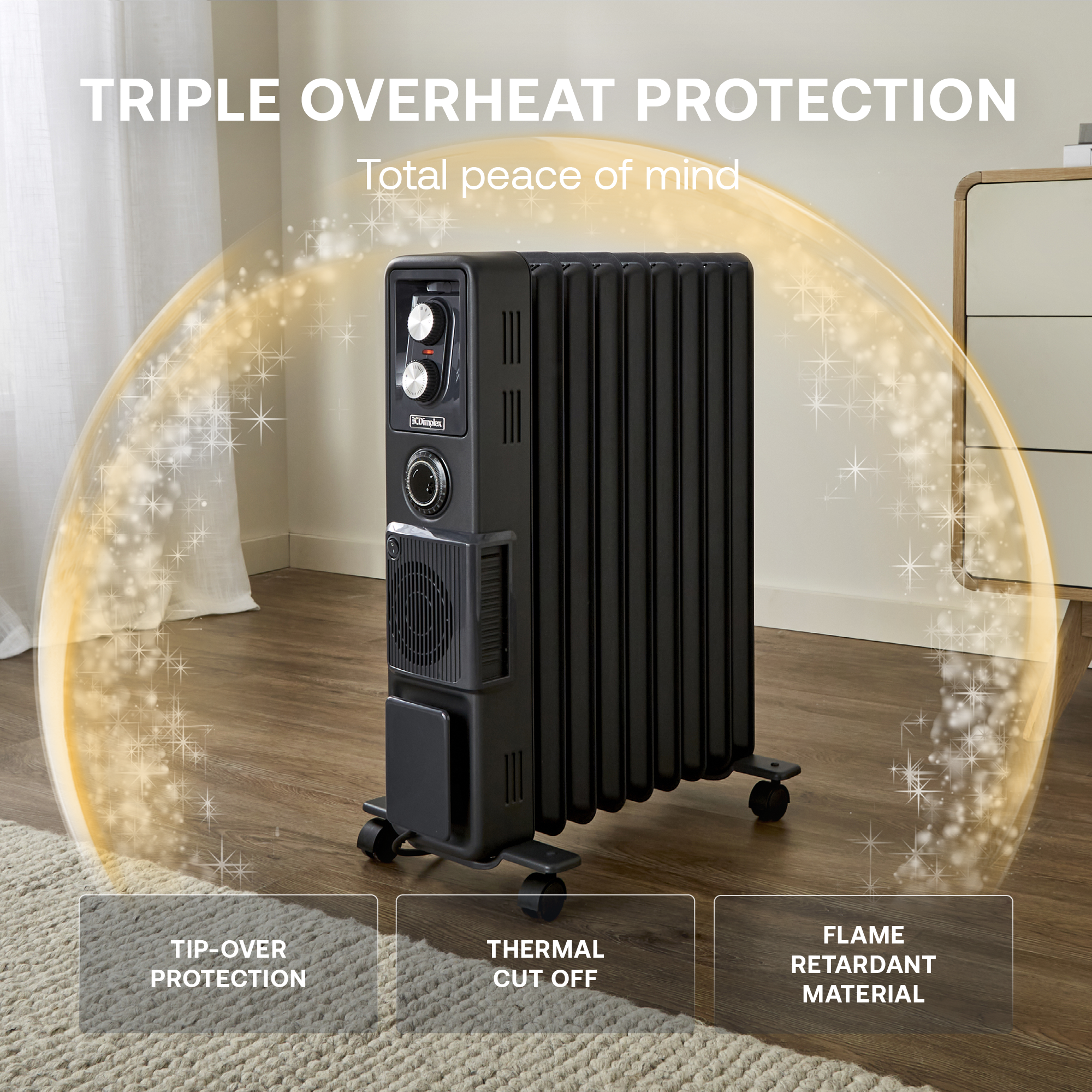 ECR 2.4kW Oil Free Radiator