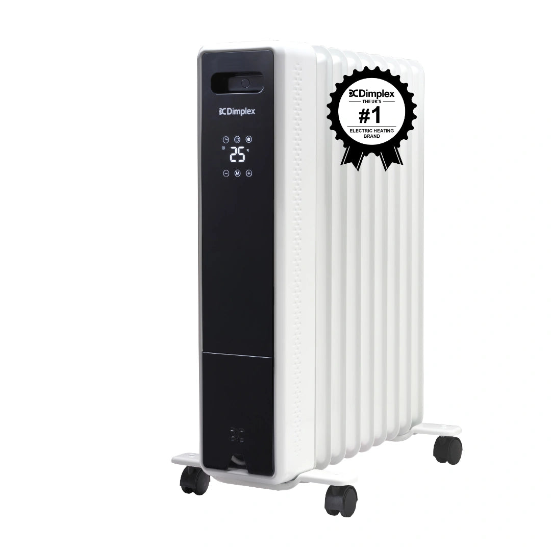 Dimplex Eco Edge 2kW Oil Free Radiator With Digital Timer - White
