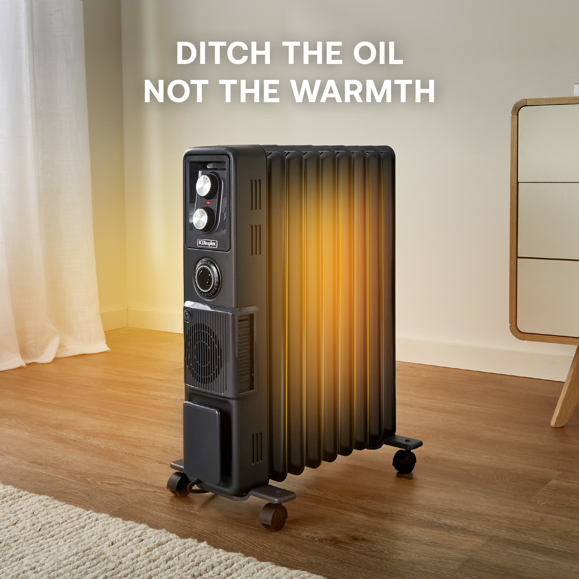 ECR 2.4kW Oil Free Radiator