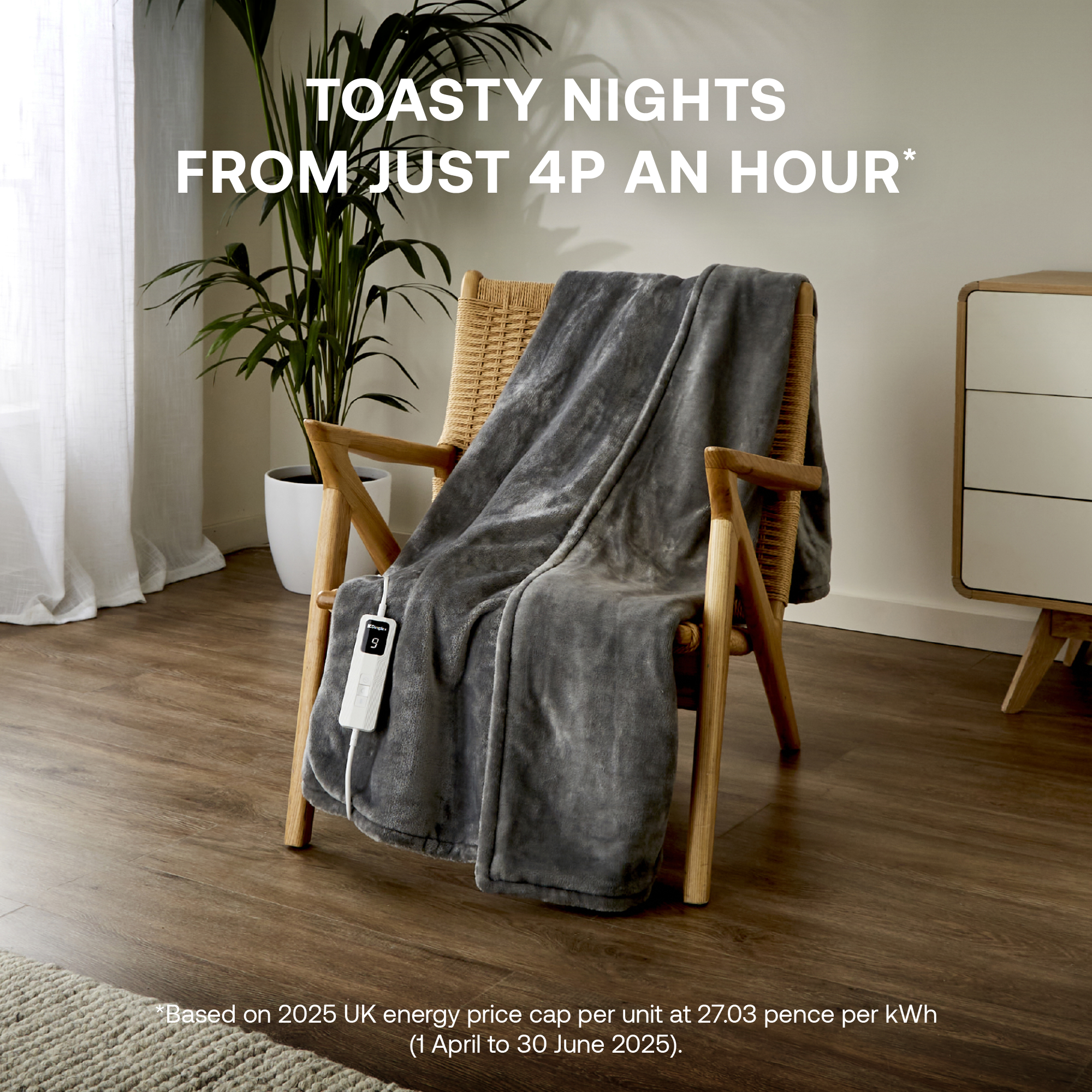 DXHTG Super Cosy  Throw - Grey