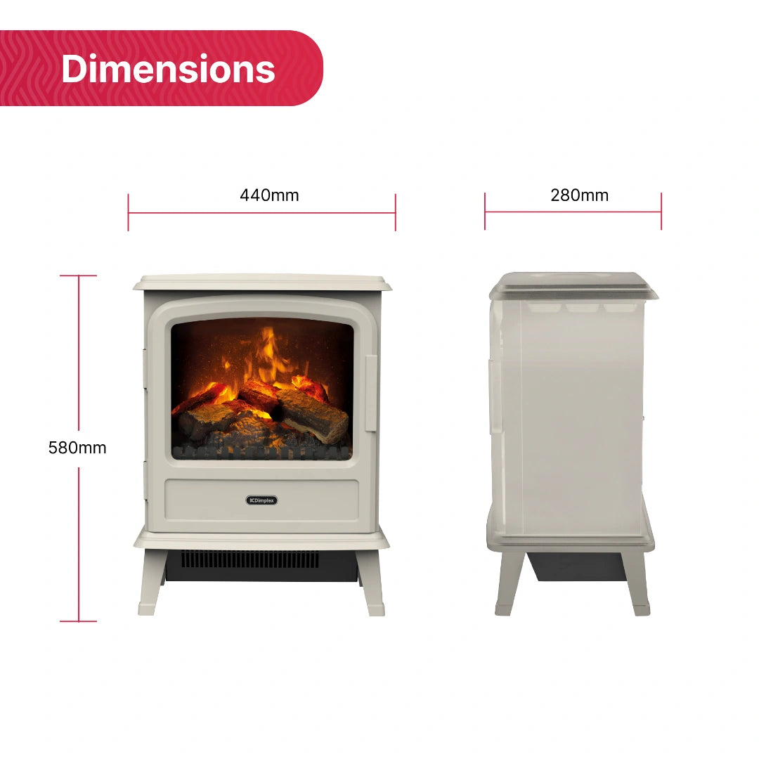 Evandale Optimyst Electric Stove - Pebble