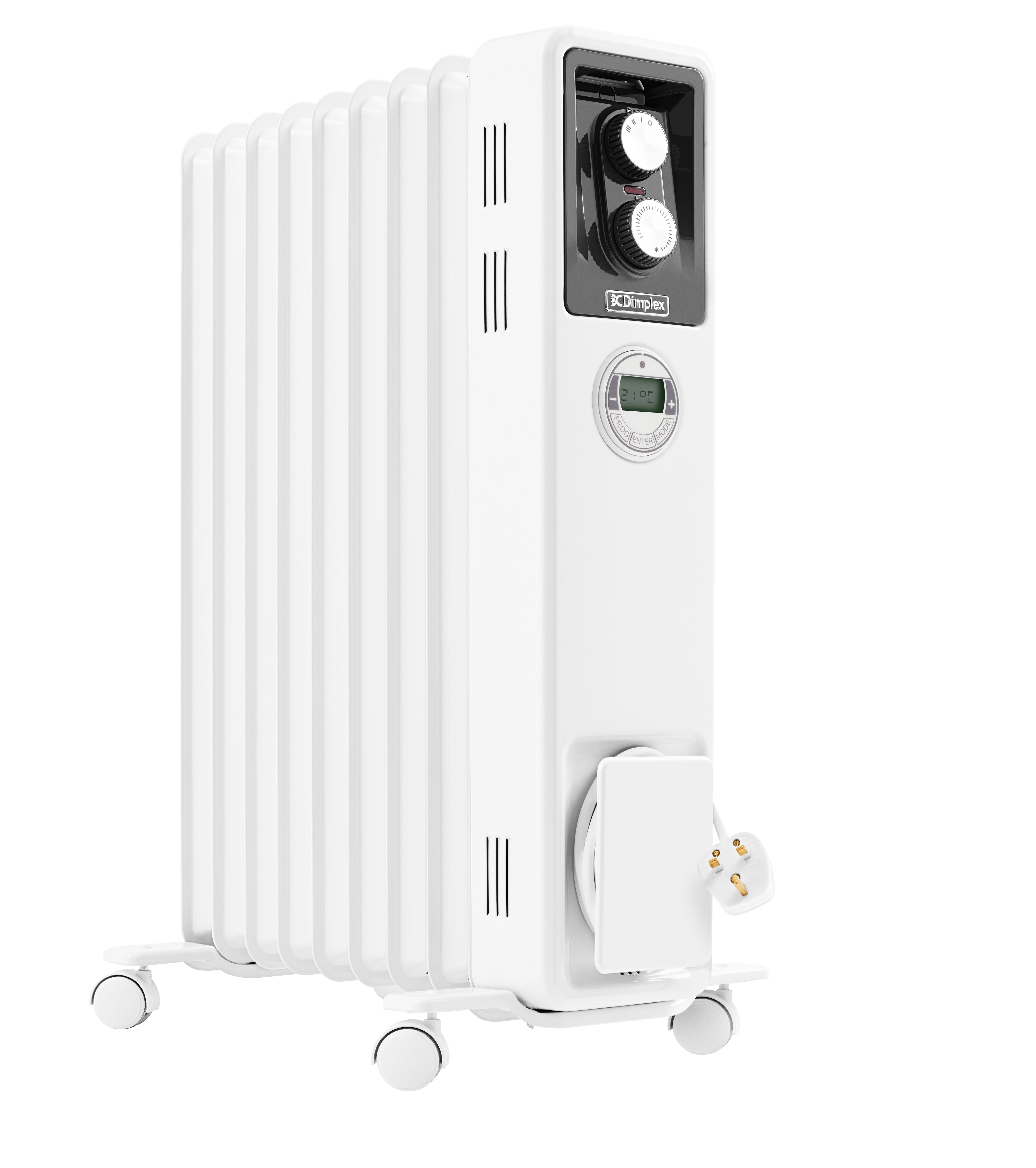 ECR 2kW Oil Free Radiator with Display